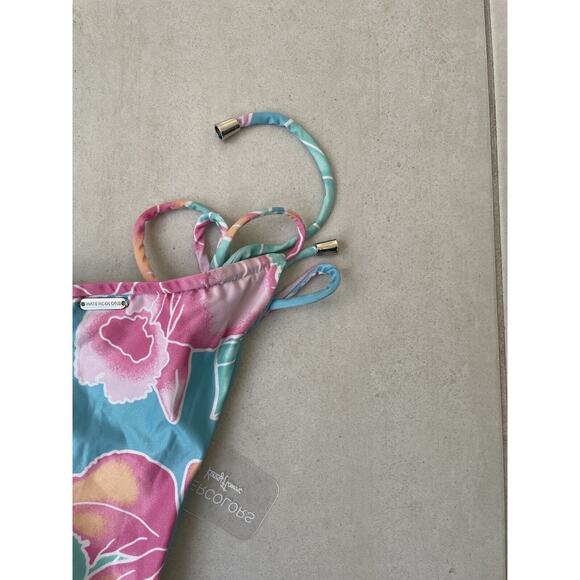 Kenny Flowers Swim Floral String Bikini Bottom Maui Swimwear - Picture 8 of 11